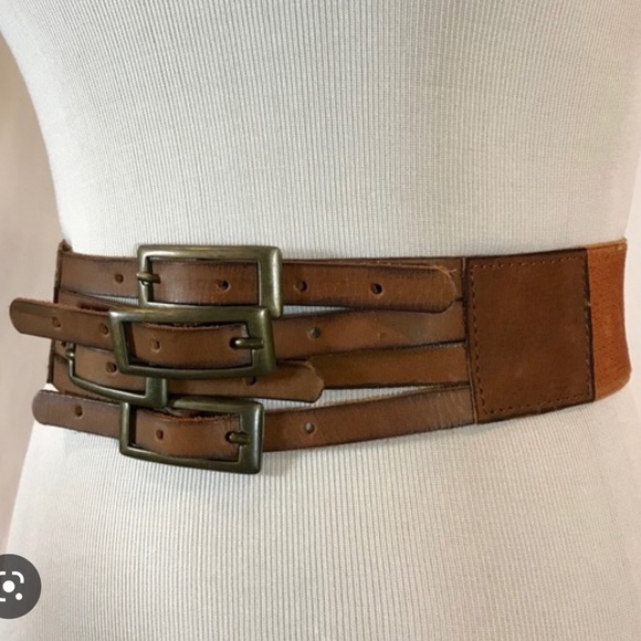 Samant Chauhan Anthropologie Stretch Leather Belt - SIZE SMALL - Picture 3 of 7